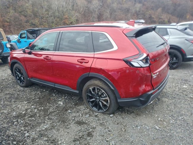 Salvage 2025 Honda Cr-v Sport-l in Burgundy