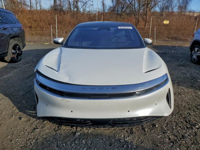 Salvage 2025 Lucid Motors Air Touring in White