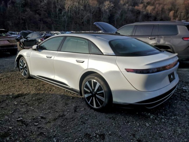 Salvage 2025 Lucid Motors Air Touring in White