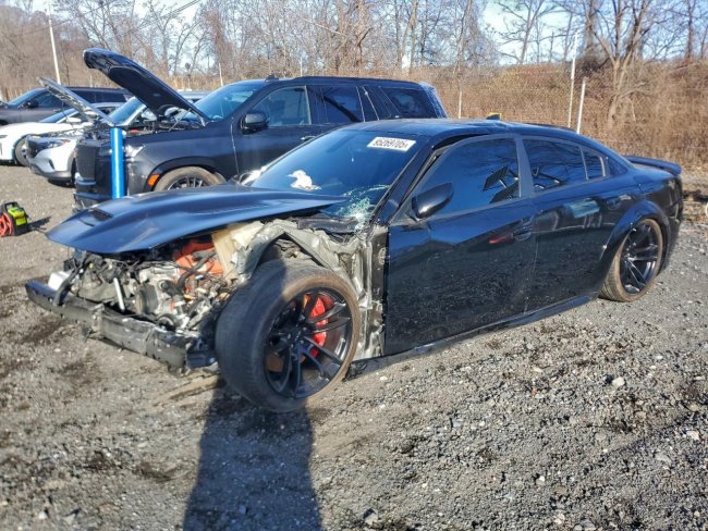 Salvage 2021 Dodge Charger Srt Hellcat in Black