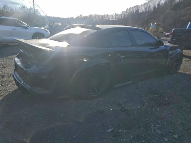 Salvage 2021 Dodge Charger Srt Hellcat in Black