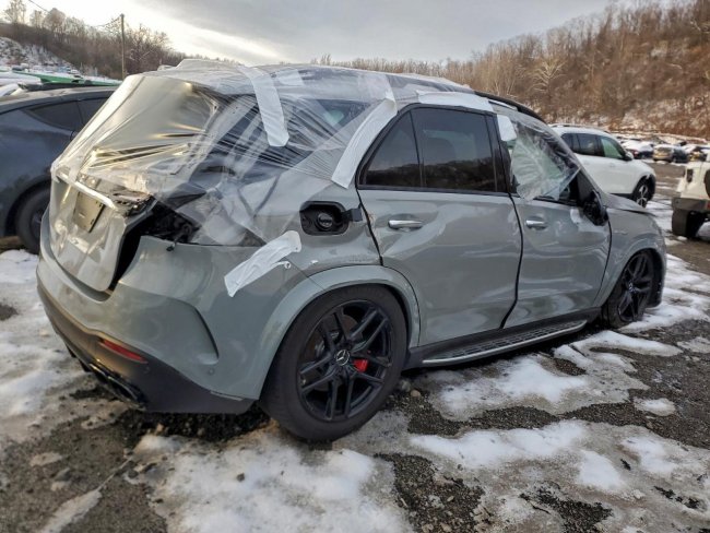 Salvage 2024 Mercedes-benz Gle 63 S 4matic Amg in Gray