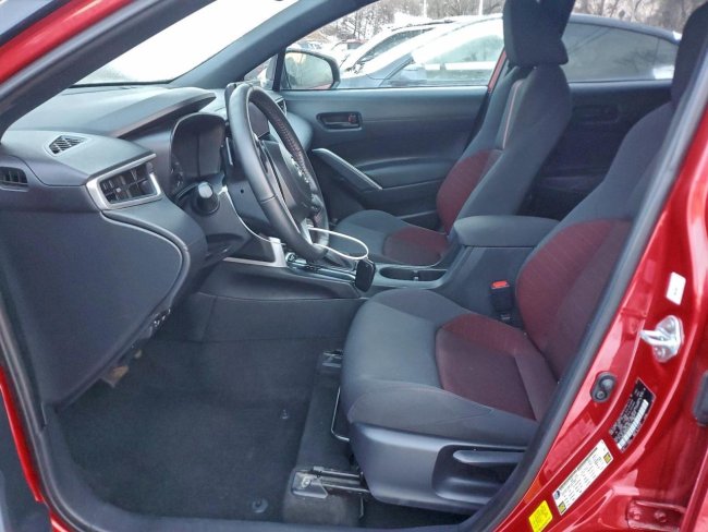 Salvage 2024 Toyota Corolla Cross  in Burgundy