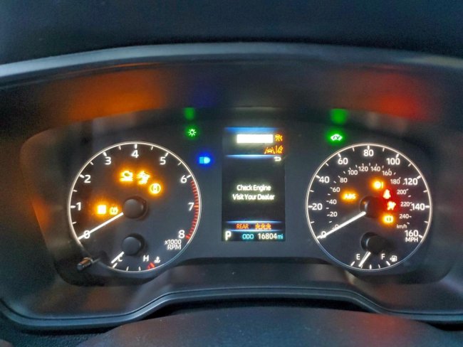 Salvage 2024 Toyota Corolla Cross  in Burgundy