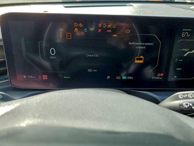 Salvage 2024 Kia Ev9 Gt Line in Black