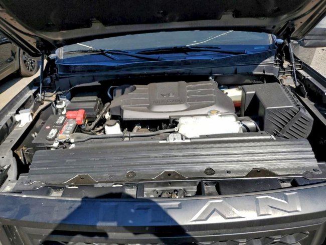 Salvage 2023 Nissan Titan Pro-4x in Gray