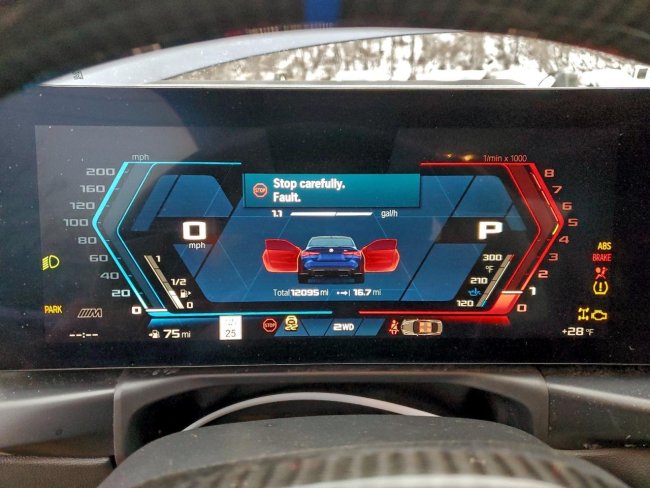 Salvage 2025 Bmw M4 Competition in Blue