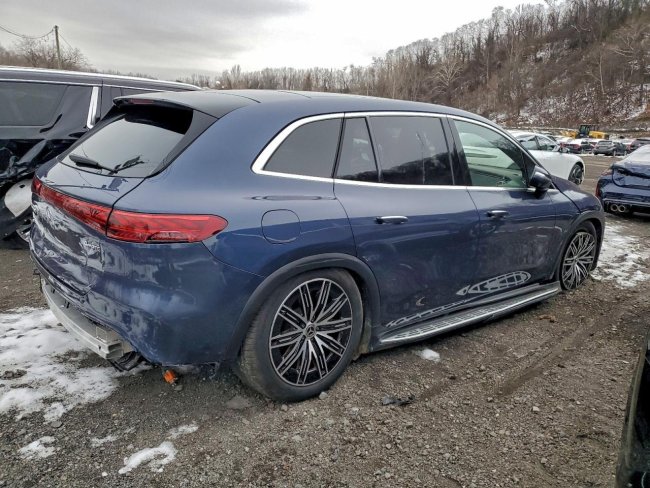 Salvage 2023 Mercedes-benz Eqs 450 4matic in Синий