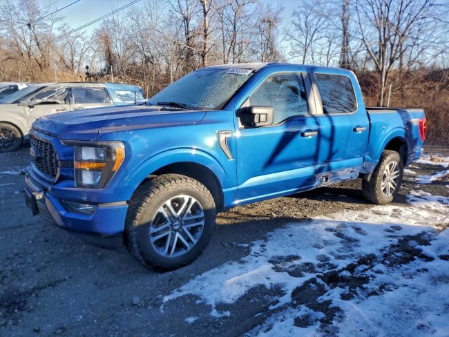 Salvage 2023 Ford F150  in Blue