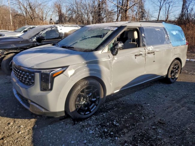 Salvage 2025 Kia Carnival Sx in Серый
