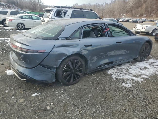 Salvage 2024 Lucid Motors Air  in Gray