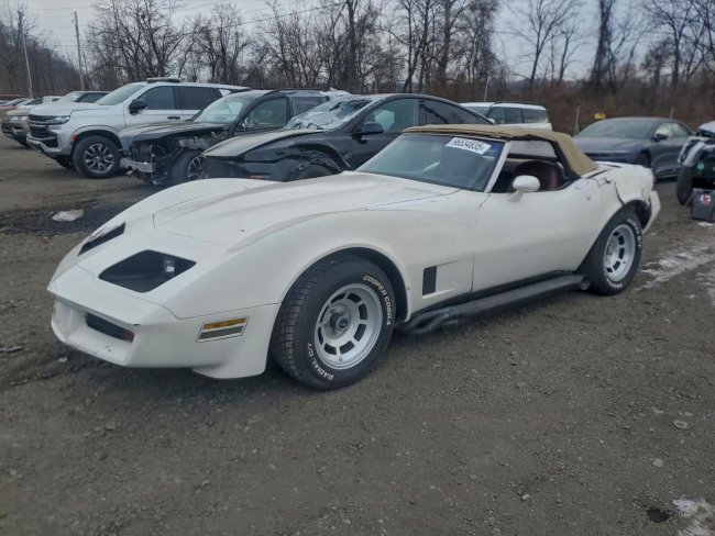 Salvage 1970 Chevrolet Corvette  in White