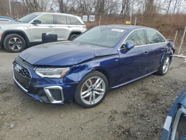 Salvage 2024 Audi A4 Premium 45 in Синий