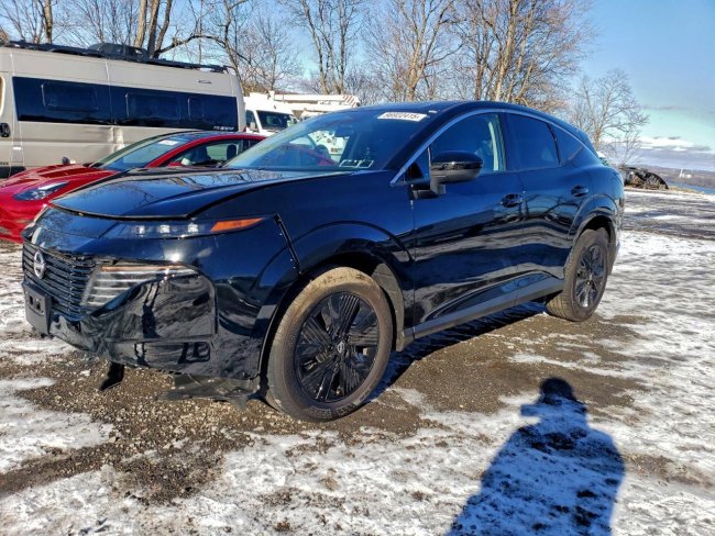 Salvage 2025 Nissan Murano Sv in Black