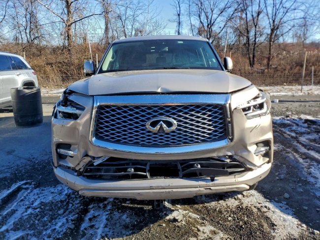 Salvage 2023 Infiniti Qx80 Luxe in Gold