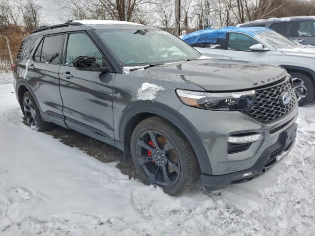 Salvage 2024 Ford Explorer St in Gray