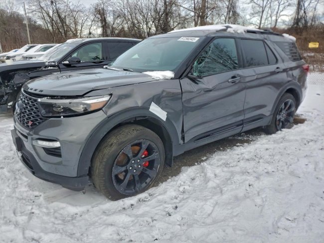 Salvage 2024 Ford Explorer St in Gray