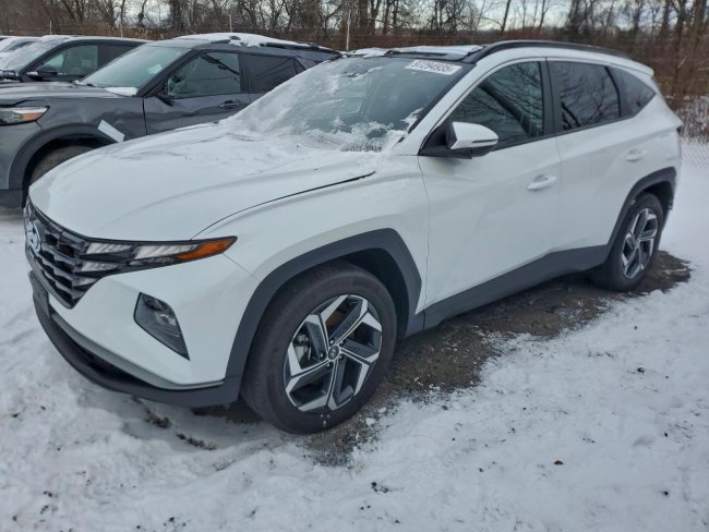 Salvage 2024 Hyundai Tucson Sel in Белый