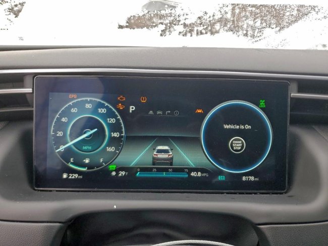 Salvage 2024 Hyundai Tucson Sel in Белый