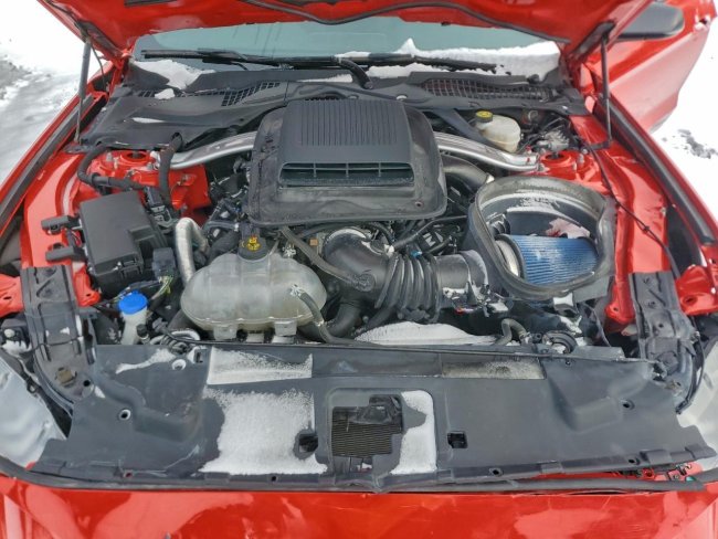 Salvage 2021 Ford Mustang Mach I in Red