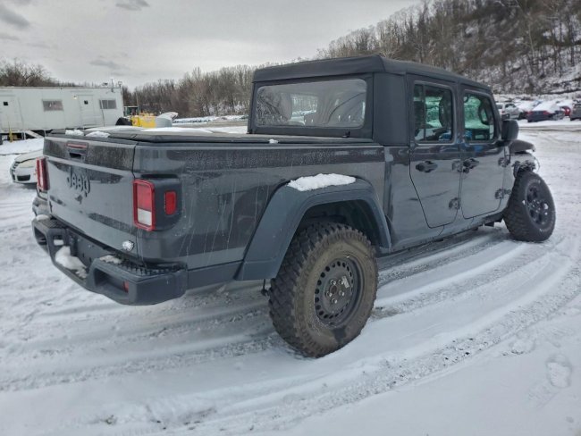 Salvage 2023 Jeep Gladiator  in Черный