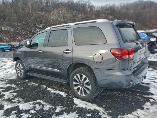Salvage 2021 Toyota Sequoia Limited in Gray