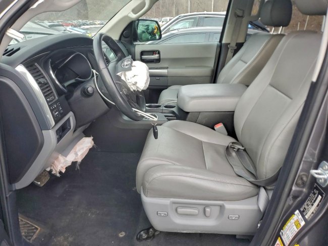 Salvage 2021 Toyota Sequoia Limited in Gray