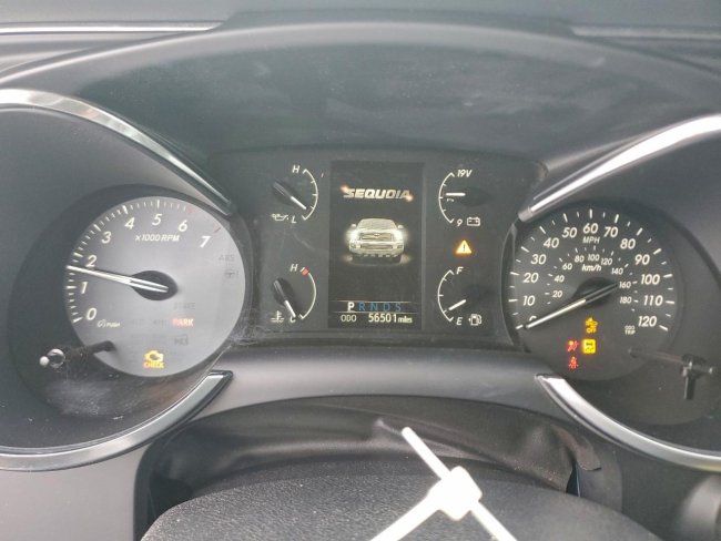 Salvage 2021 Toyota Sequoia Limited in Gray