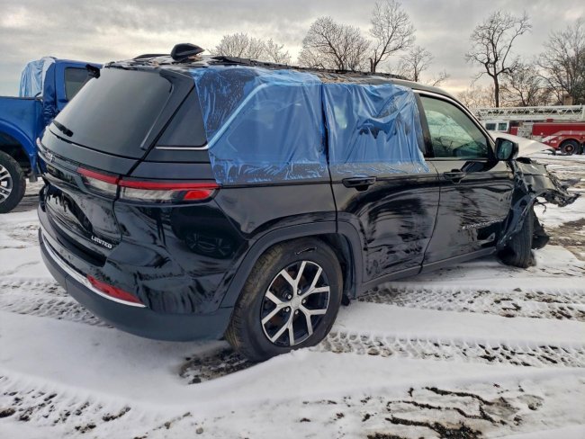 Salvage 2024 Jeep Grand Cherokee Limited in Черный