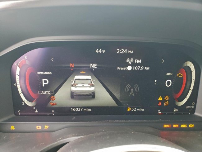 Salvage 2023 Nissan Rogue Platinum in Gray