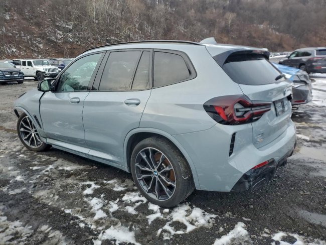Salvage 2022 Bmw X3 M40i in Gray
