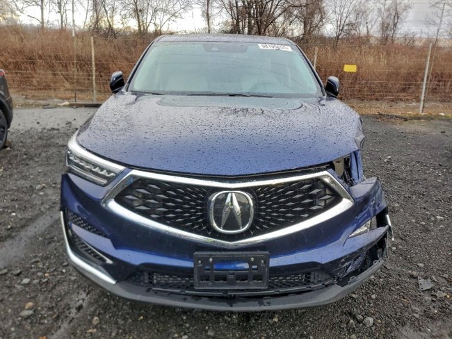 Salvage 2021 Acura Rdx Technology in Синий