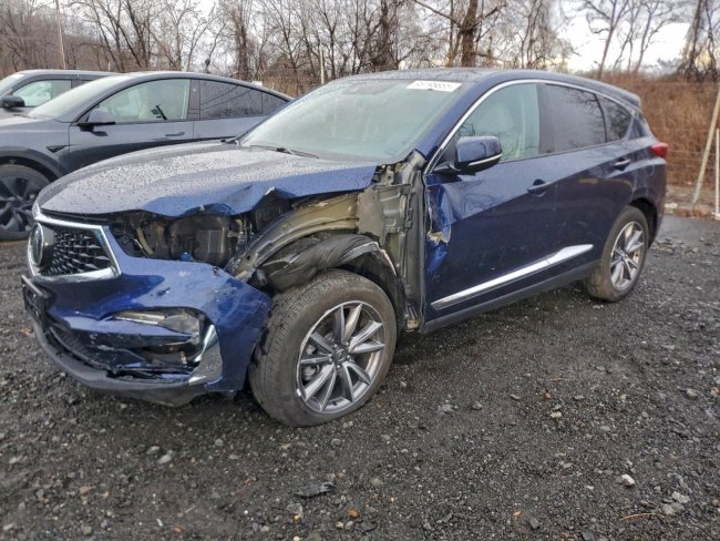 Salvage 2021 Acura Rdx Technology in Синий