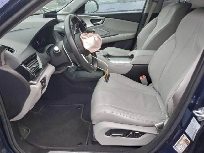 Salvage 2021 Acura Rdx Technology in Синий