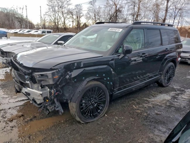 Salvage 2025 Hyundai Santa Fe Calligraphy in Black