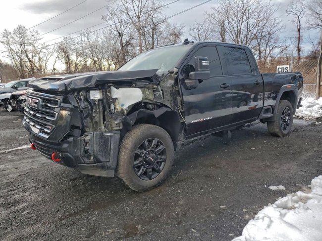 Salvage 2025 Gmc Sierra At4 in Black
