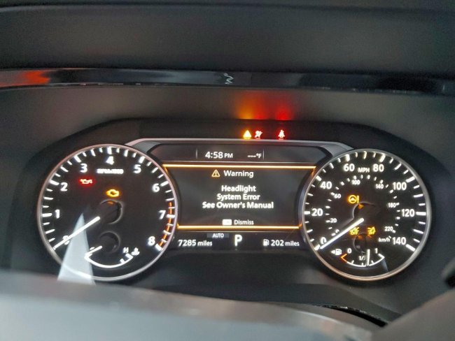 Salvage 2025 Nissan Pathfinder Rock Creek in Black