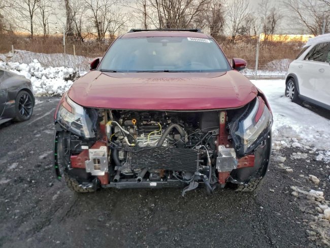 Salvage 2024 Nissan Pathfinder Rock Creek in Burgundy