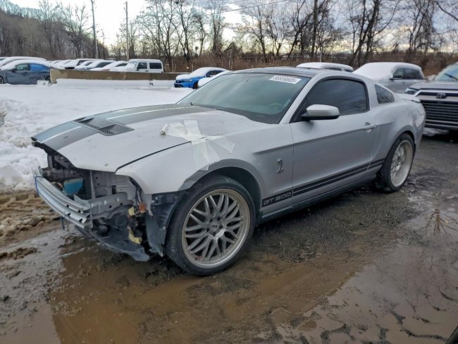 Salvage 2012 Ford Mustang Shelby Gt500 in Gray
