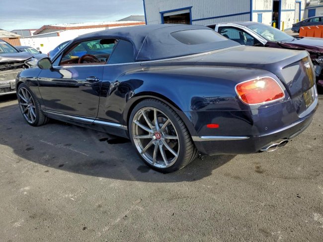 Salvage 2014 Bentley Continental Gt in Black
