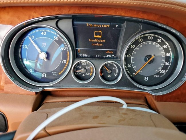 Salvage 2014 Bentley Continental Gt in Black