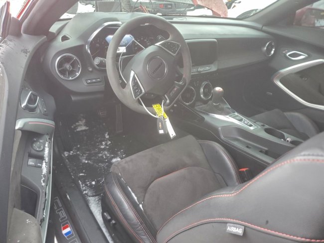 Salvage 2022 Chevrolet Camaro Zl1 in Red