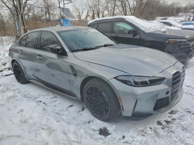 Salvage 2025 Bmw M3  in Gray