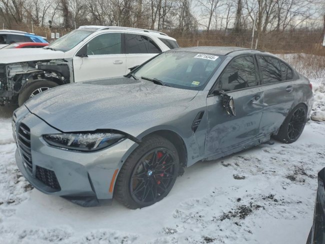Salvage 2025 Bmw M3  in Gray