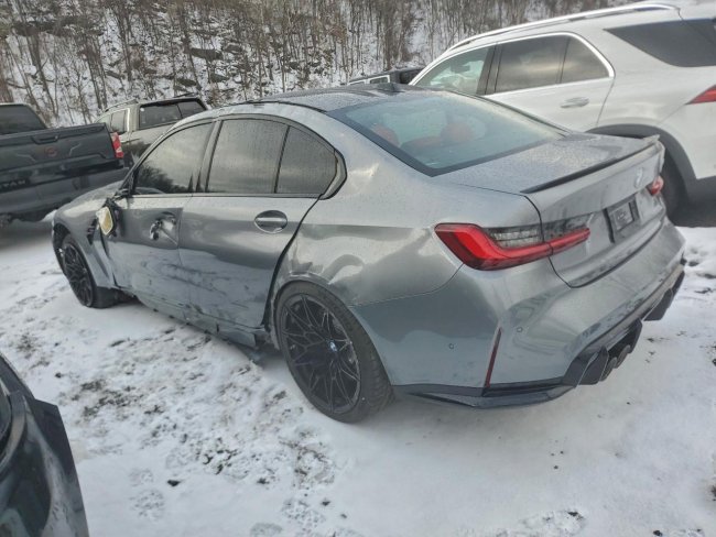 Salvage 2025 Bmw M3  in Gray