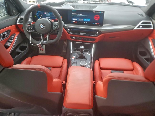 Salvage 2025 Bmw M3  in Gray