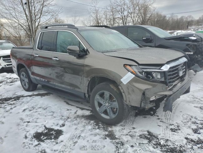 Salvage 2023 Honda Ridgeline Rtl-e in Gray