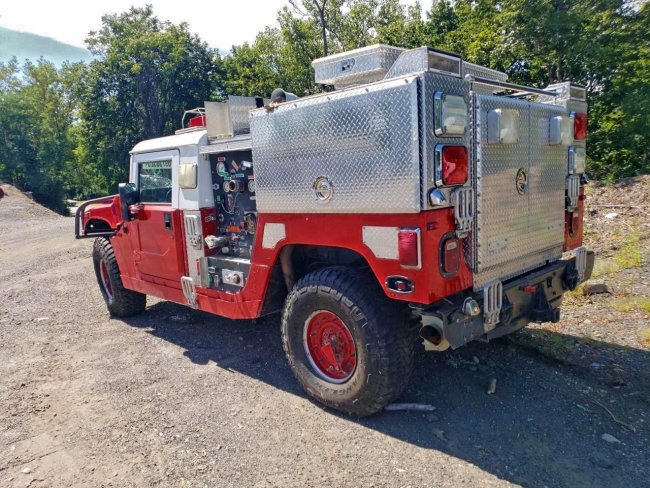 Salvage 1996 American General H1 Xlc2 in Red