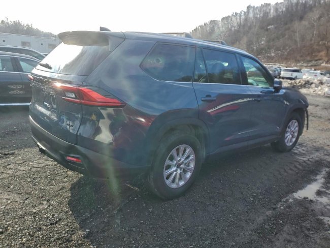 Salvage 2024 Toyota Grand Highlander Xle in Blue