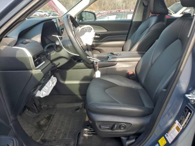 Salvage 2024 Toyota Grand Highlander Xle in Blue